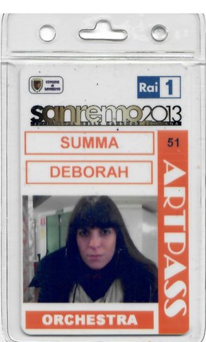 Pass orchestra Sanremo 2013