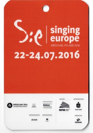 Singing Europe, Breslavia 2016