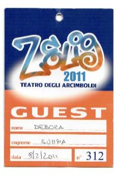Zelig, Teatro degli Arcimboldi